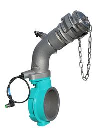 Product Return Spout with monitoring